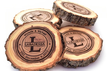 wooden coasters